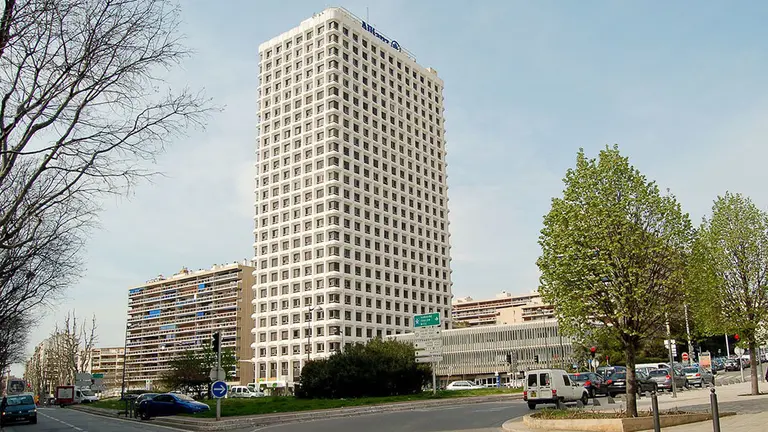 Imagen de la Torre Mediterráneo de Marsella, de la que la compañía navarra Azkoyen se encargará de su seguridad MAPIO