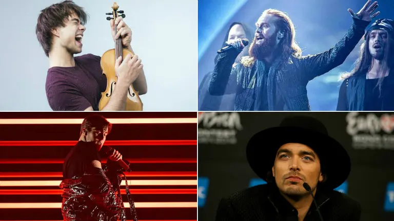 Los candidatos de Noruega, Dinamarca, Suecia y Países Bajos, algunos de los participantes en la segunda semifinal de Eurovisión NAVARRACOM