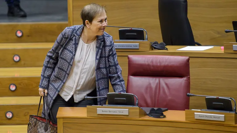 Uxue Barkos, Presidenta del Gobierno de Navarra. PABLO LASAOSA