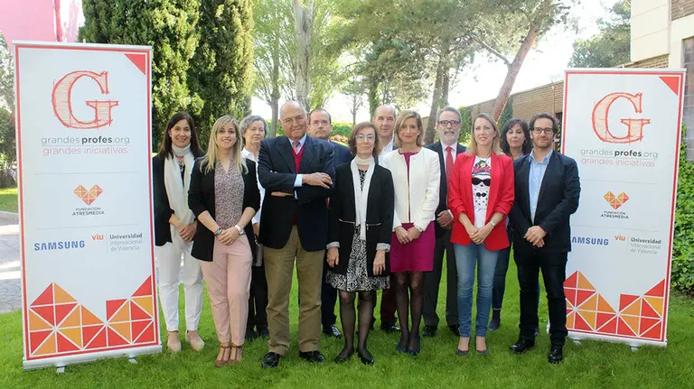 La Fundación Atresmedia presenta sus premios Grandes Profes Grandes Iniciativas, en el que el Politécnico de Estella ha sido galardonado ATRESMEDIA