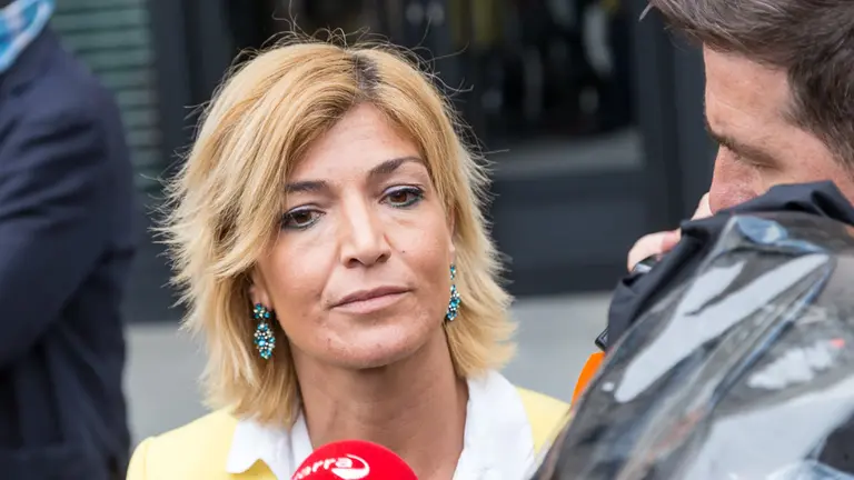 Concentración de jueces y fiscales navarros bajo el lema 'Por una justicia independiente y de calidad' (26). IÑIGO ALZUGARAY