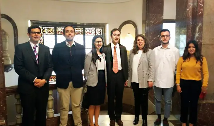 Estudiantes de la UPNA conocen la Delegación del Gobierno en Navarra durante la jornada de puertas abiertas GOBIERNO