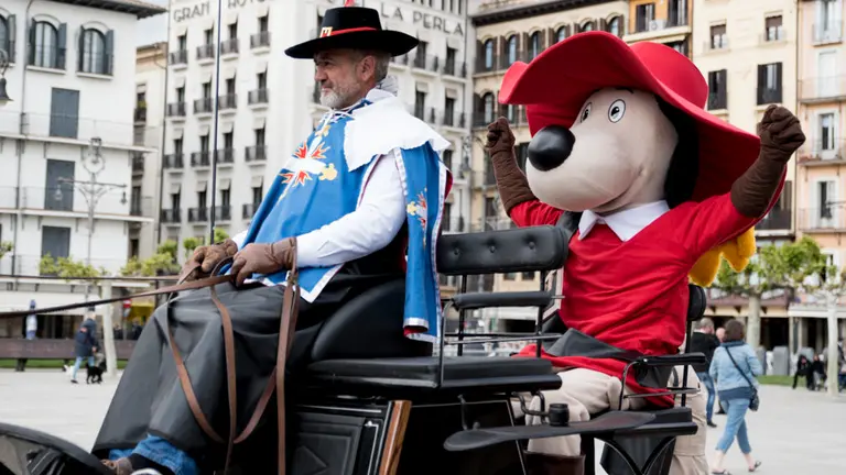 Presentación en Pamplona de 'D'Artacan y los tres mosqueperros', la película de animación que se producirá en Navarra. MIGUEL SANTIAG (7)