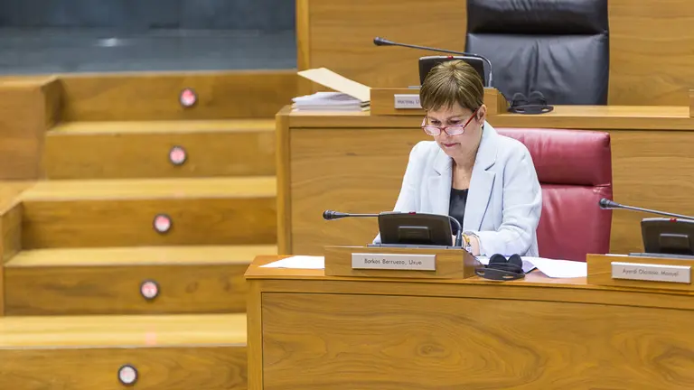Sesión de control al Gobierno en el pleno del Parlamento de Navarra (26). IÑIGO ALZUGARAY