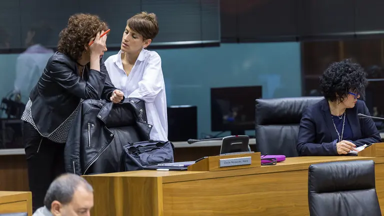 Sesión de control al Gobierno en el pleno del Parlamento de Navarra (32). IÑIGO ALZUGARAY