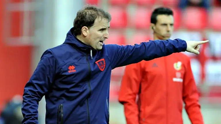 Jagoba Arrasate dirige al Numancia. La Liga.