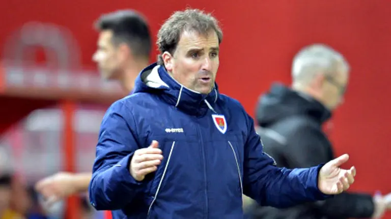 Jagoba Arrasate entrena al NUmancia. La Liga.