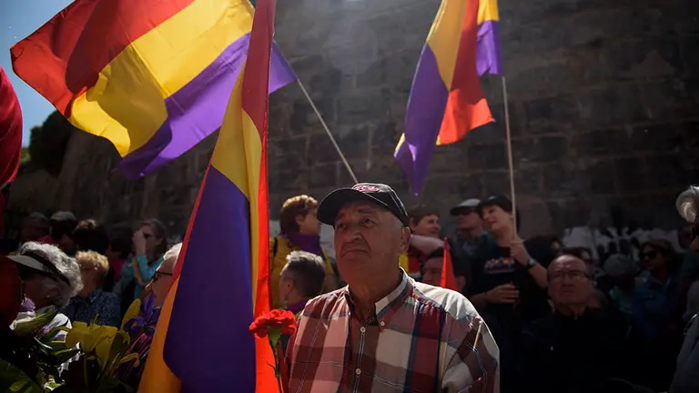 Acto de homenaje con motivo del 80 aniversario de la fuga del fuerte San Cristobal. MIGUEL OSÉS_9
