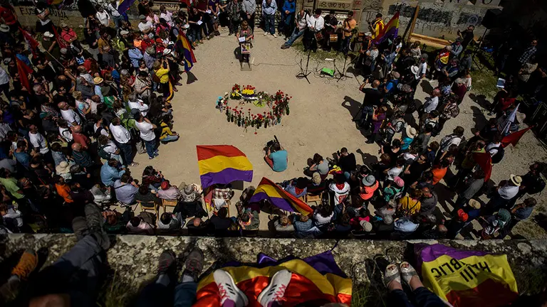 Acto de homenaje con motivo del 80 aniversario de la fuga del fuerte San Cristobal. MIGUEL OSÉS_23