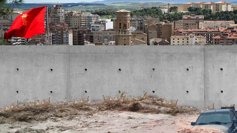 Navarra comeinza las obras para prevenir nuevas avenidas del Ebro