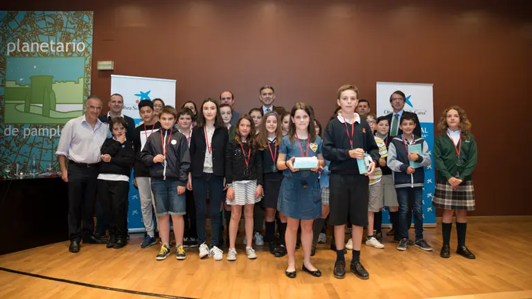 VIII Edición Spelling Bee Navarra 2018  en el planetario de Pamplona. MIGUEL SANTIAGO01