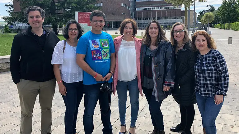 Organizadores y ponentes del curso de neurobiología de la Asociación Navarra de Autismo CEDIDA
