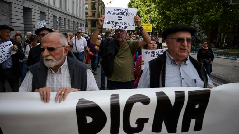 Manifestación por unas pensiones dignas. PABLO LASAOSA 04