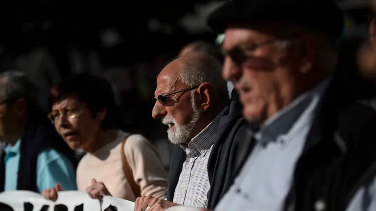 Manifestación por unas pensiones dignas. PABLO LASAOSA 09