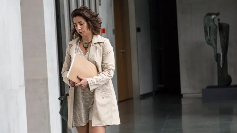 La Mesa y la Junta de Portavoces celebran su reunión semanal en el Parlamento de Navarra (34). IÑIGO ALZUGARAY