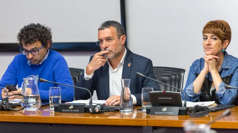 Comparecencia de Miguel Laparra, consejero de Derechos Sociales, para explicar los pliegos para el contrato de asistencia técnica para la gestión de un Centro de Día (17). IÑIGO ALZUGARAY