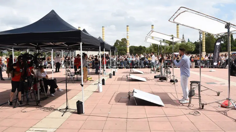 Imagen del primer casting de Operación Triunfo 2018, celebrado en Barcelona TWITTER