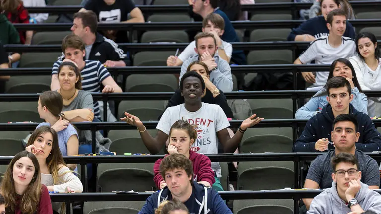 Inicio de las pruebas de Evaluación de Bachillerato para el Acceso a la Universidad (EBAU), antigua Selectividad, en Navarra (32). IÑIGO ALZUGARAY