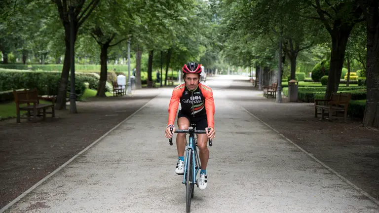 El ultrafondista Javier Iriberri . MIGUEL SANTIAGO01