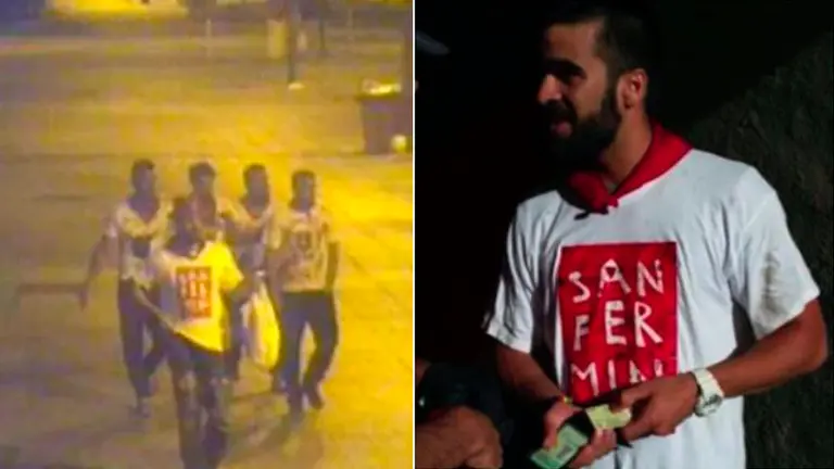 Antonio Manuel Guerrero, el guardia civil condenado de La Manda, durante la noche del 6 al 7 de julio de 2016 NAVARRACOM