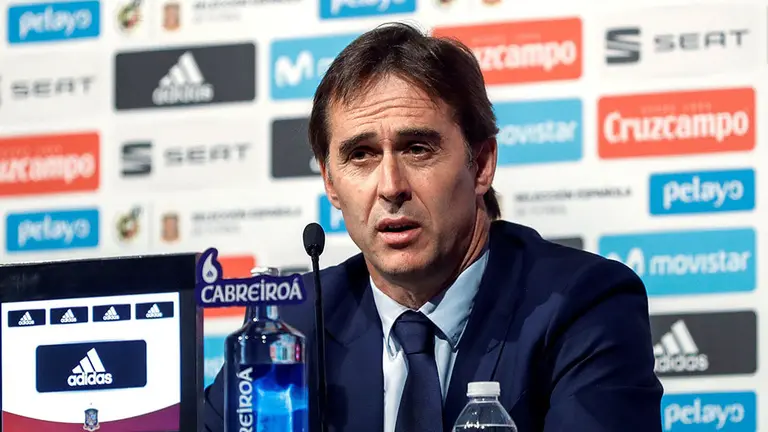 GRAF2020. MADRID, 21/05/2018.- El seleccionador nacional de fútbol, Julen Lopetegui, . EFE/ Emilio Naranjo