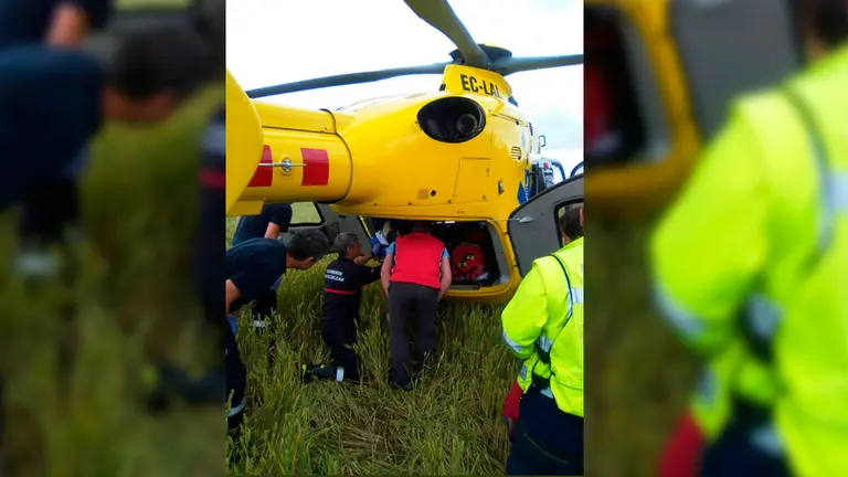 Accidente entre Larraga y Lerín