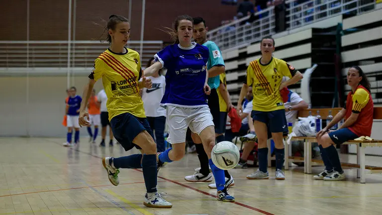 Partido de ida del play off de ascenso a Primera División de Fútbol Sala Femenino entre TXANTREA FSF - CFS FEMINSPORT. MIGUEL OSÉS_20