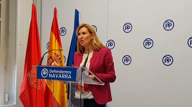 Ana Beltrán en un acto del PPN. EUROPA PRESS.