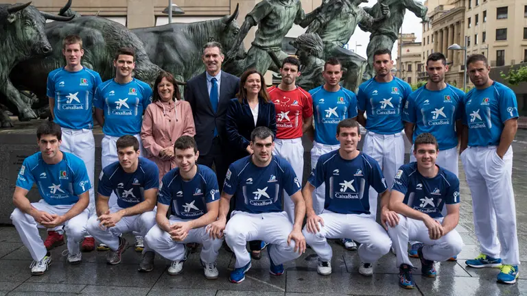Presentación del torneo de pelota San Fermín 2018. MIGUEL SANTIAGO01