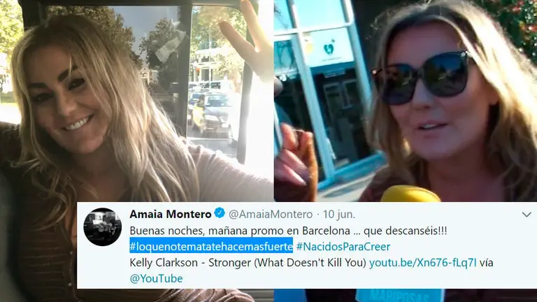 Amaia Montero ha respondido a través de las redes sociales y en unas declaraciones a Divinity sobre su criticada actuación en el primer concierto de su gira Nacidos para creer Fotos TWITTER