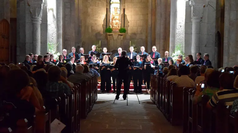 El coro Divertimento de Pamplona. CEDIDA