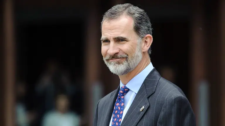 Imágenes de la visita del rey Felipe VI a Pamplona. MIGUEL OSÉS (5)