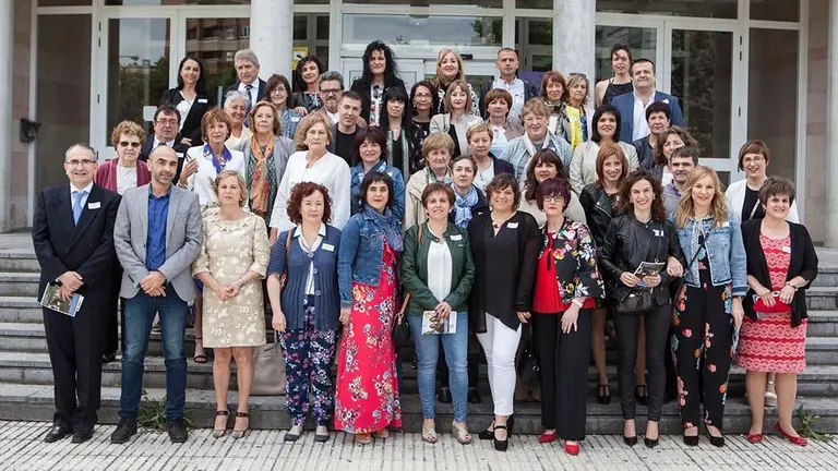 Foto de familia del encuentro con motivo del 25 aniversario