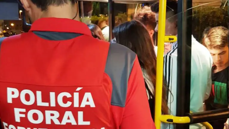 Villavesa okupada en Orcoyen POLICÍA FORAL