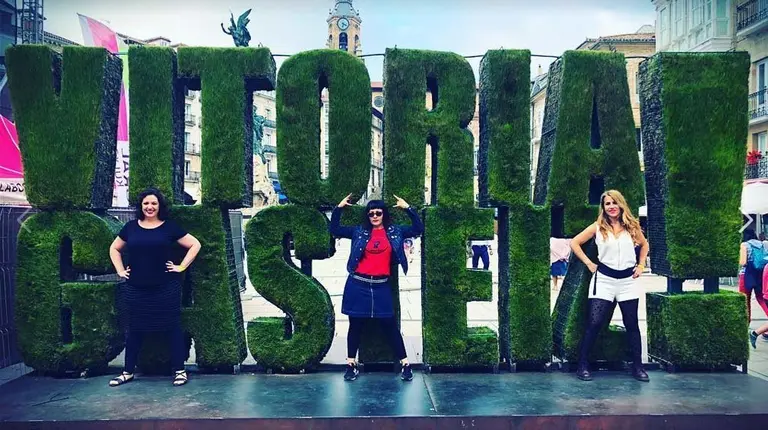 El grupo de Las Furias a su paso por Vitoria FACEBOOK