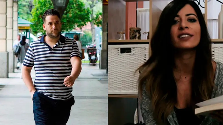 José Ángel Prenda y la periodista Lorelei Esteban