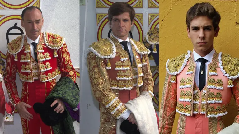 Toros de Victoriano para los toreros, Pepín Liria, El Juli y Giés Marín