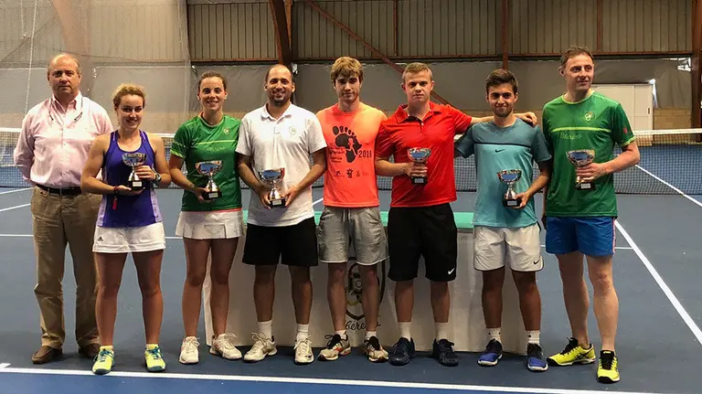 Los ganadores de la tercera prueba del 29º Circuito Navarro Absoluto. CEDIDA