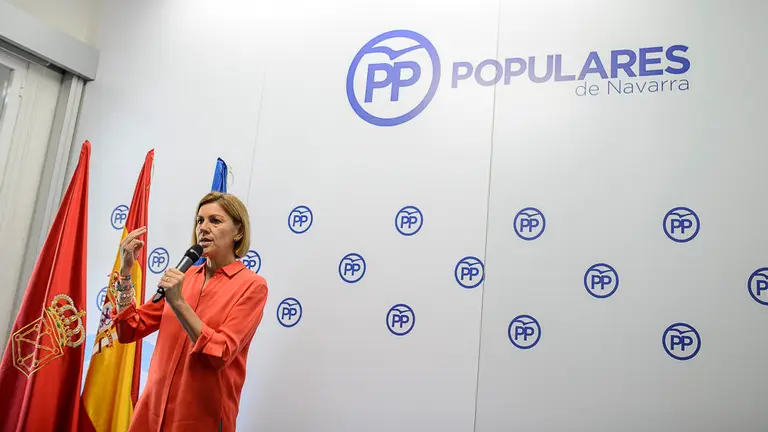 Cospedal visita Pamplona. PABLO LASAOSA 07