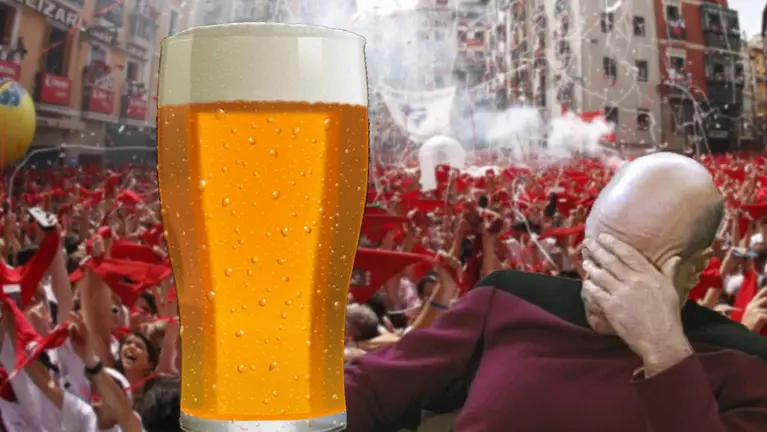 Un fotomontaje de San Fermín