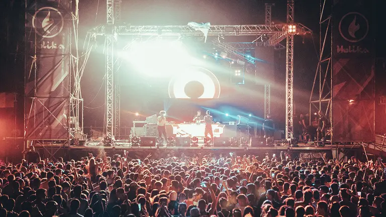 Actuación en el Holika Festival en Cortes. CEDIDA