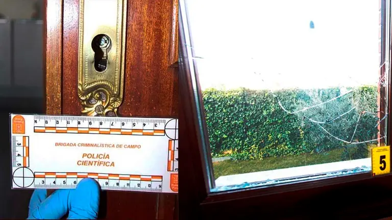 Imágenes de varios robos cometidos en viviendas en los que la Policía Foral actuó para investigar