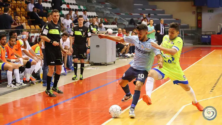 Alejandro Lemine en acción, nuevo fichaje del Aspil Vidal.