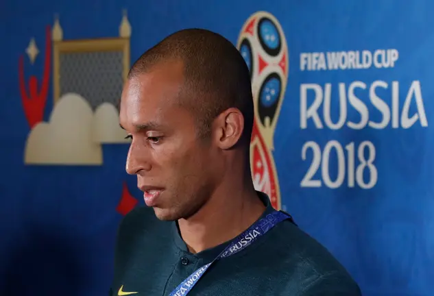 Joao Miranda es defensa de Brasil en el Mundial de Rusia 2018. EFE.