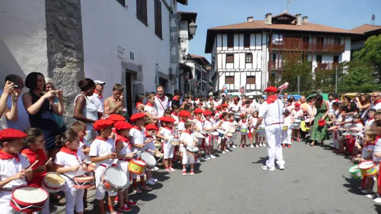 Imagen de una de las actividades en los Sanfermines de Lesaka en años anteriores AYUNTAMIENTO DE LESAKA
