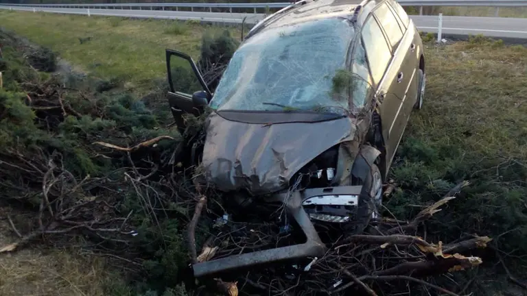Accidente en Olite BOMBEROS DE NAVARRA