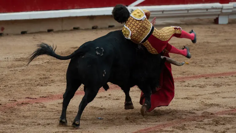 Primera corrida de la Feria del Toro de San Fermín 2018 con toros de Puerto de San Lorenzo para Paco Ureña, Román y Jose Garrido. MIGUEL OSÉS 0137