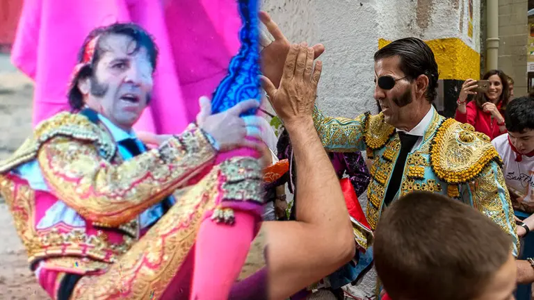 Juan José Padilla sufre una aparatosa herida en la cabeza en la plaza de toros de Arévalo a seis días de su participación en Pamplona para despedirse de los Sanfermines Foto TWITTER LIBERTADRF NAVARRACOM