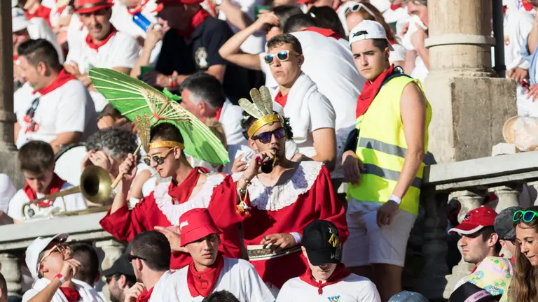 Los tendidos de la Plaza de Toros de Pamplona durante la cuarta corrida de la Feria del Toro de San Fermín 2018 (39). IÑIGO ALZUGARAY