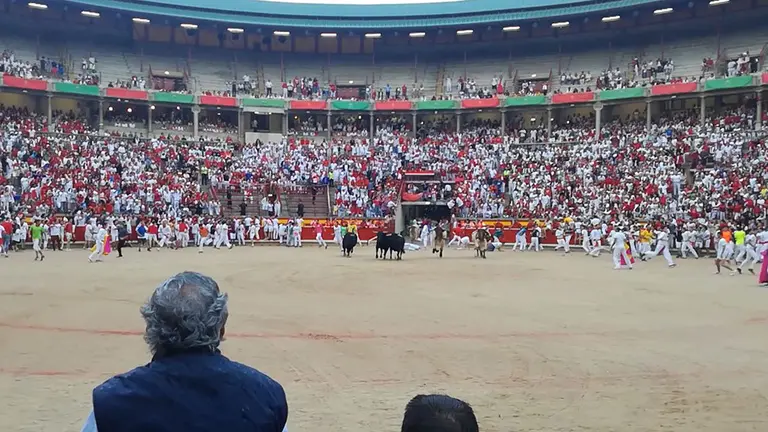 Entrada en la plaza de los toros de Victoriano del Río el 12 de julio